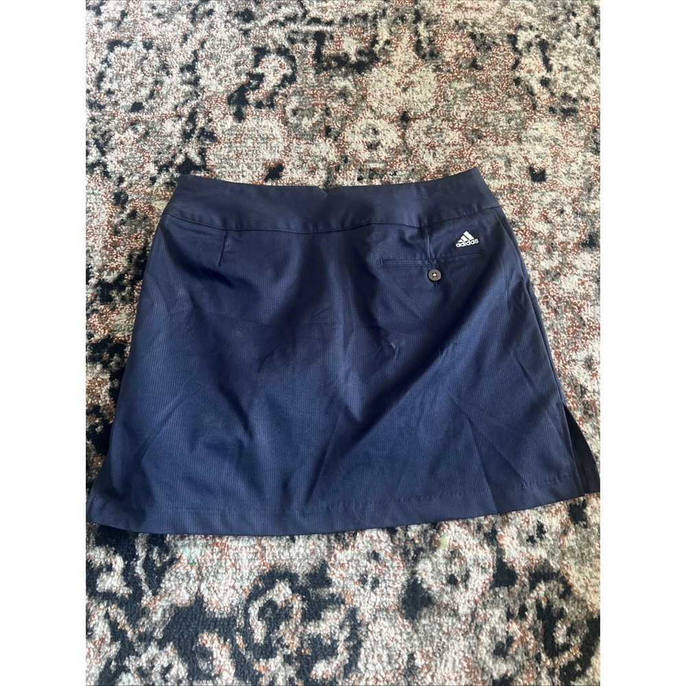 Adidas Skort Skirt Black Tennis Climalite Golf Pocket Built In Shorts Size 2